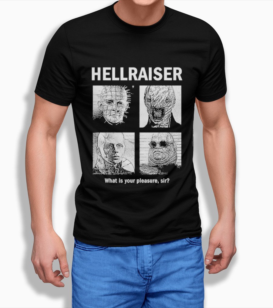 Hellraiser What Is Your Pleasure Sir Iconic Characters Montage T-Shirt