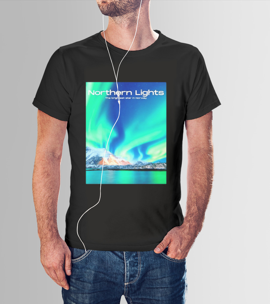 Northern Lights The Brightest Star In Norway T-Shirt