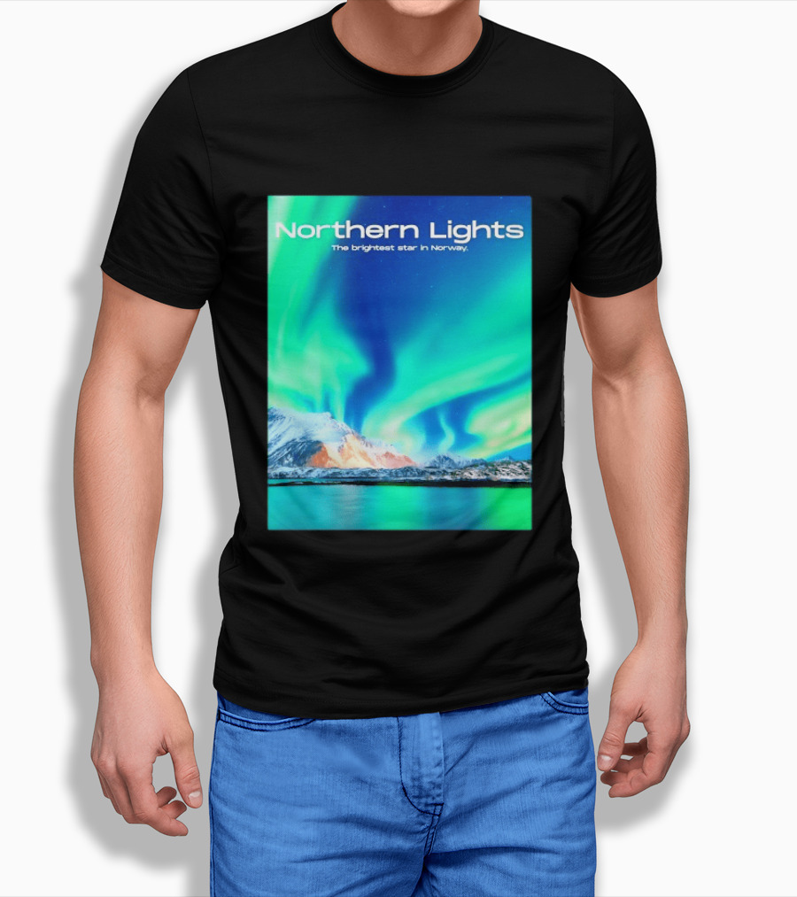 Northern Lights The Brightest Star In Norway T-Shirt
