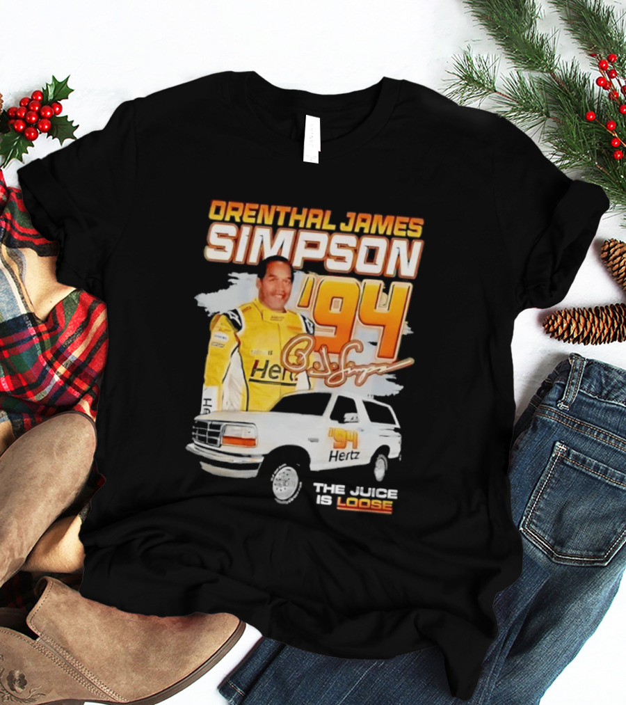 Orenthal James Simpson '94 The Juice Is Loose T-Shirt