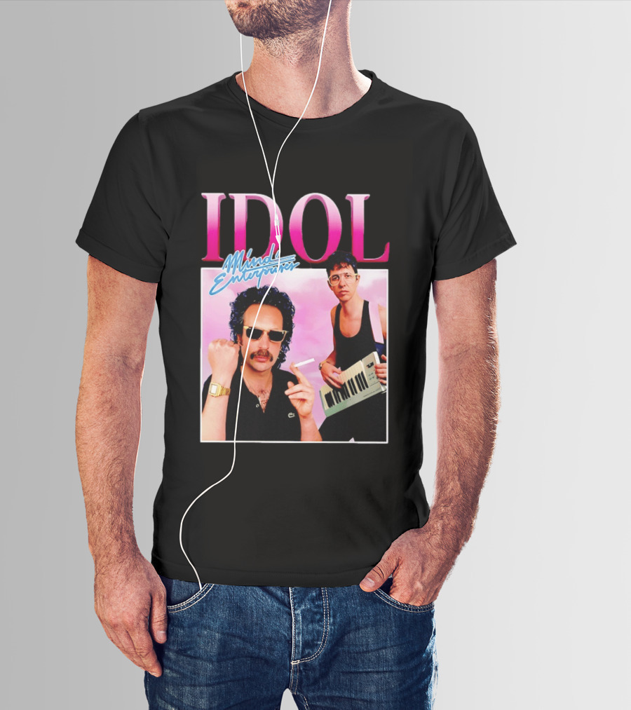 IDOL Mindi Enterprises Band Photo Retro 80s T-Shirt