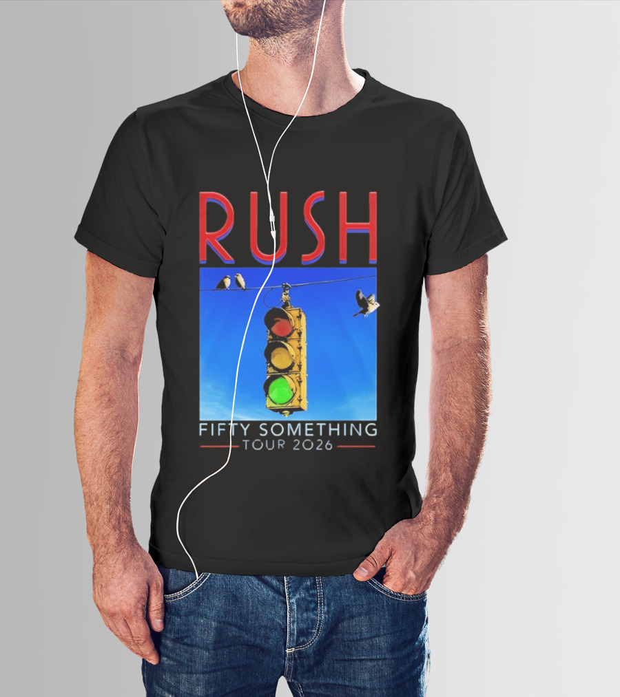Rush Fifty Something Tour 2026 Traffic Light T-Shirt