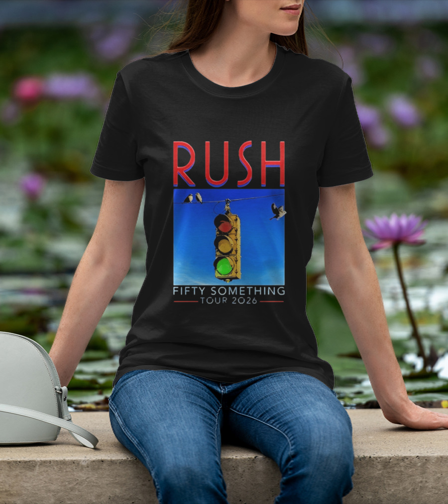 Rush Fifty Something Tour 2026 Traffic Light T-Shirt