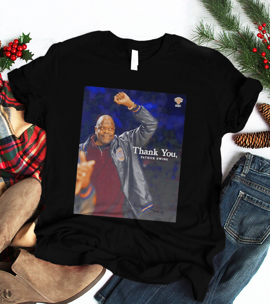 Thank You Patrick Ewing New York Knicks NBA Legends T-Shirt