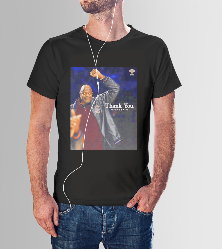 Thank You Patrick Ewing New York Knicks NBA Legends T-Shirt