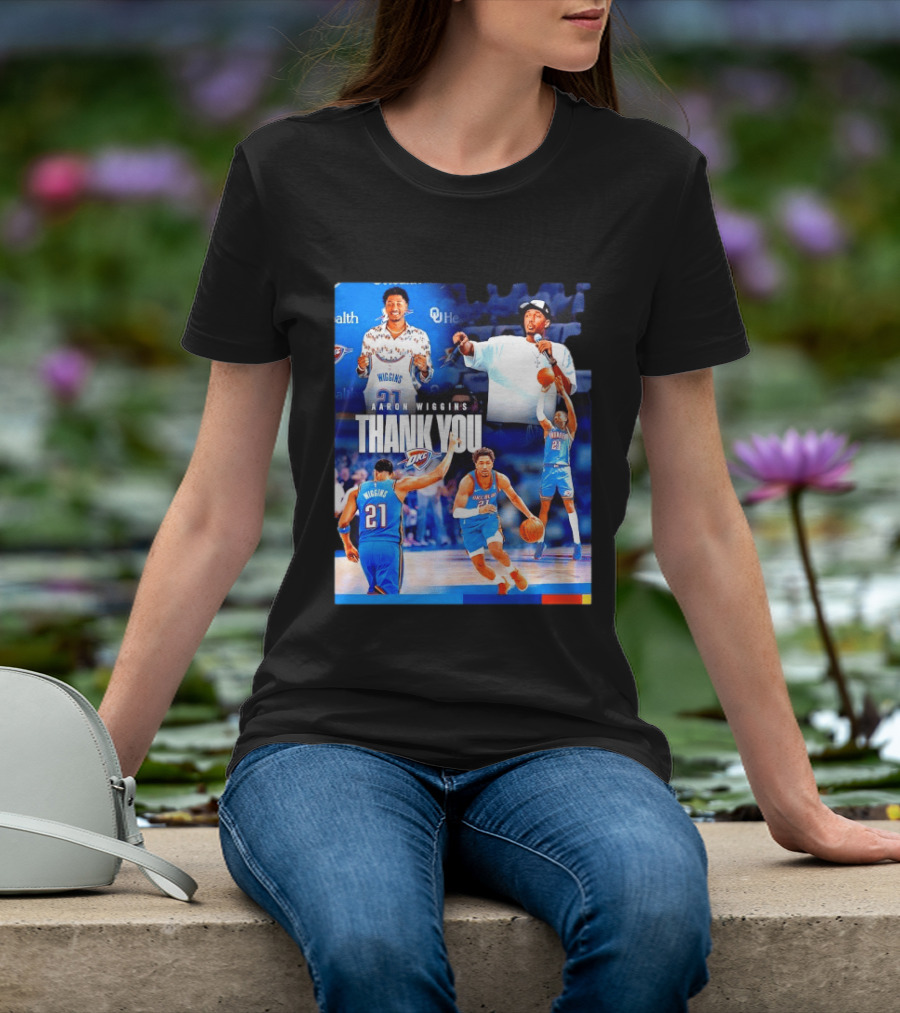 Aaron Wiggins Oklahoma City Thunder Thank You T-Shirt