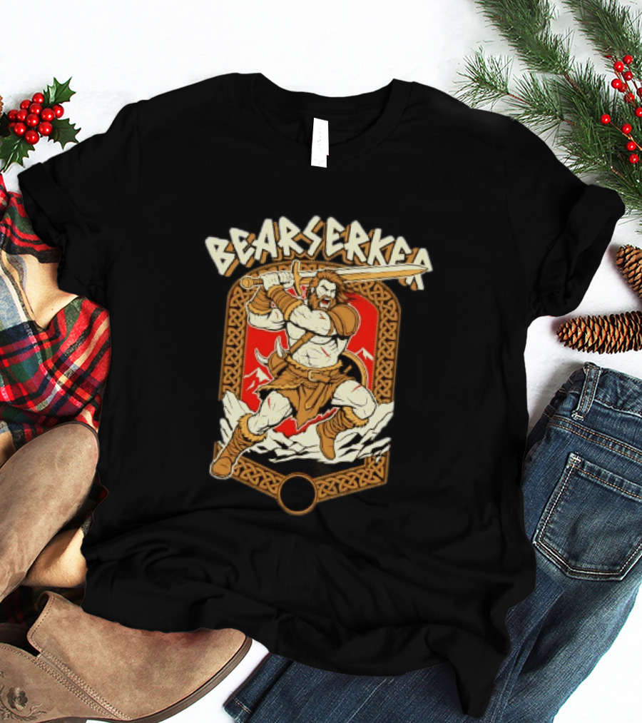 Bearserker Viking Warrior Berserker Norse Mythology T-Shirt