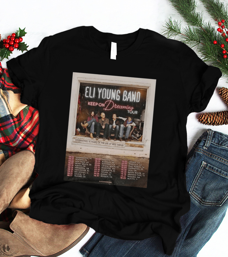 Eli Young Band Keep On Dreaming Tour USA 2026 T-Shirt