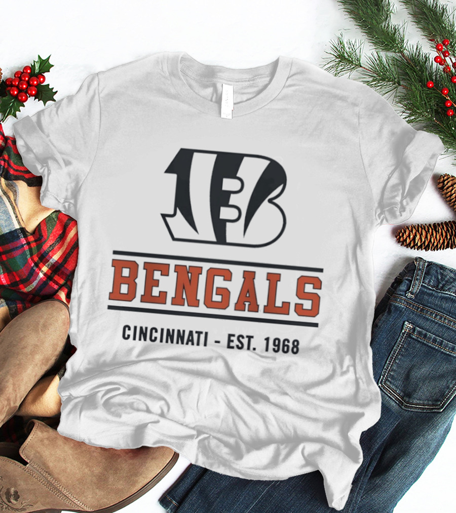 Cincinnati Bengals B Logo Est 1968 T-Shirt