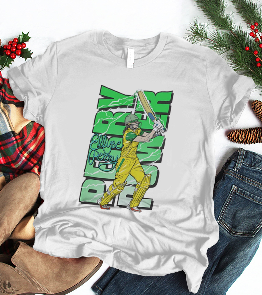 Ellyse Perry Australian Power Cricket Player Australia T-Shirt