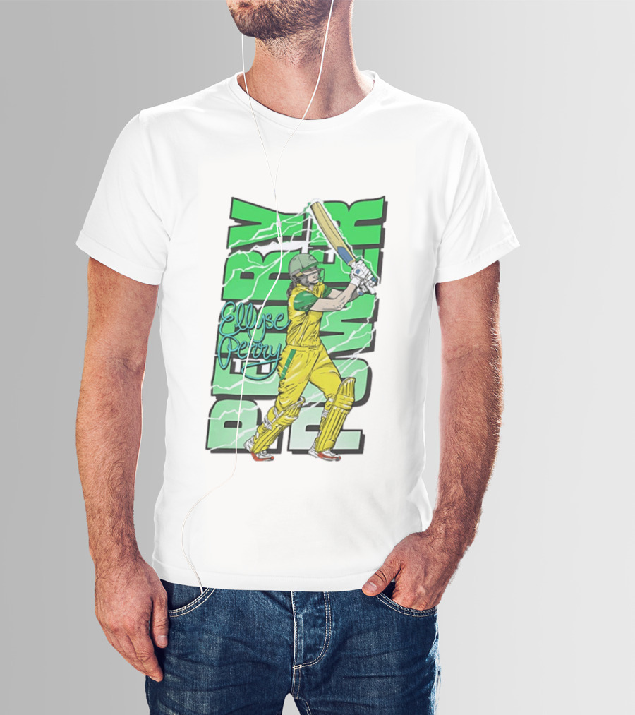 Ellyse Perry Australian Power Cricket Player Australia T-Shirt