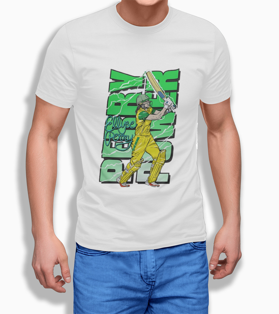 Ellyse Perry Australian Power Cricket Player Australia T-Shirt