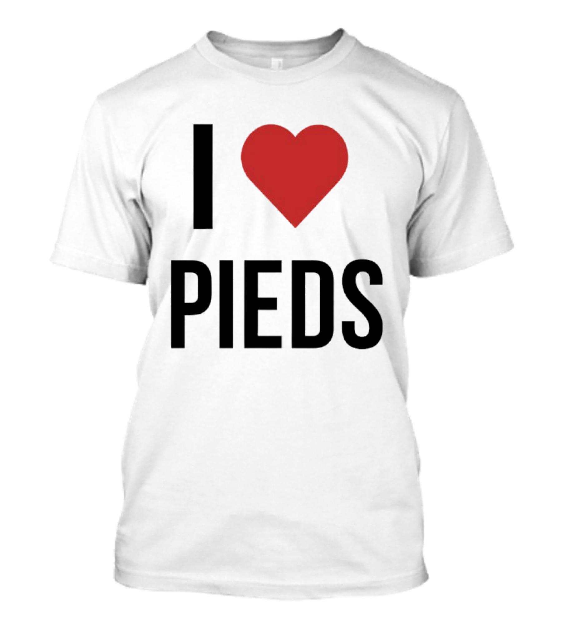 I Heart Pieds T-Shirt