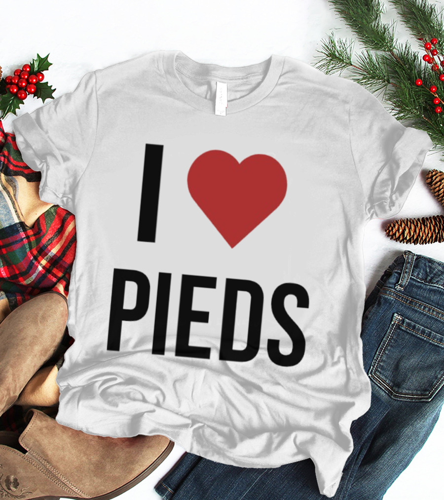 I Heart Pieds T-Shirt