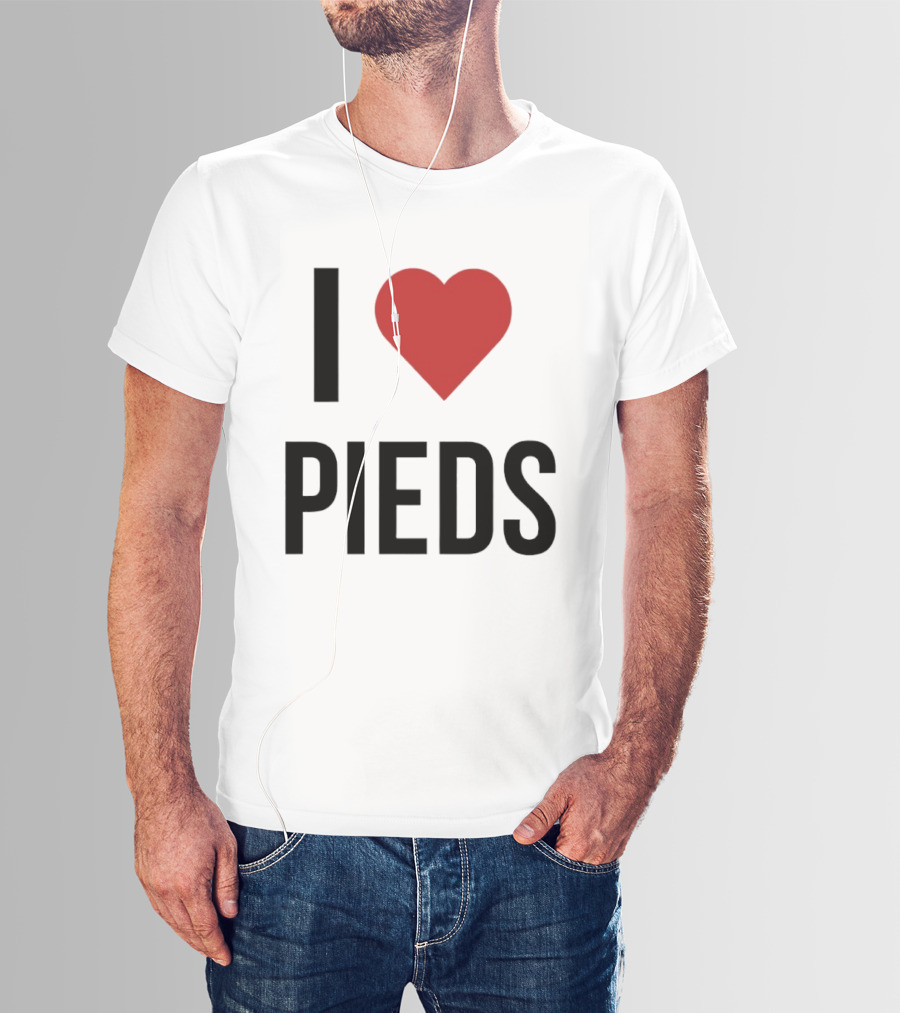 I Heart Pieds T-Shirt