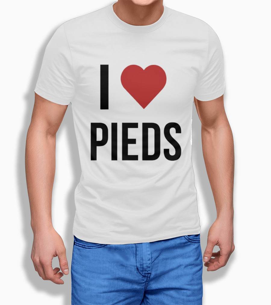 I Heart Pieds T-Shirt