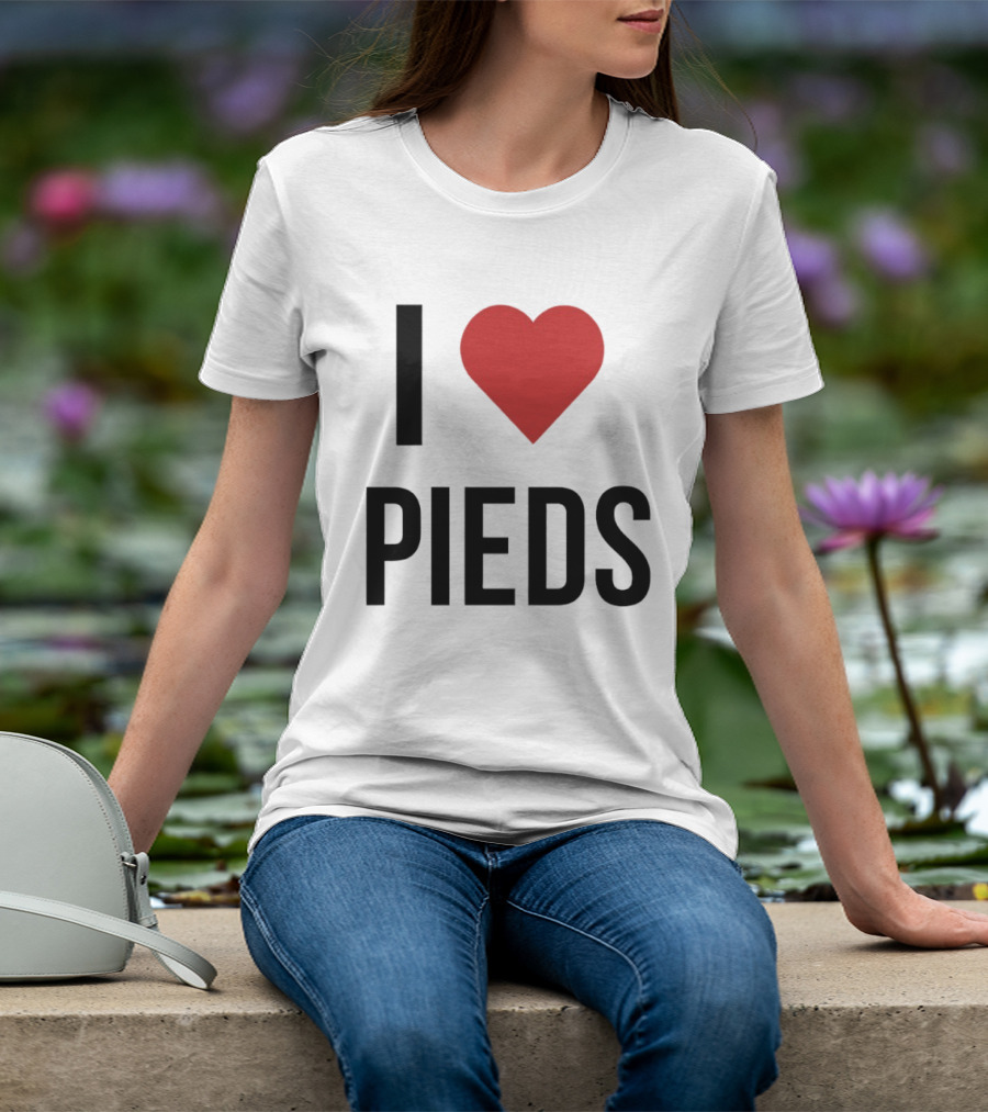 I Heart Pieds T-Shirt