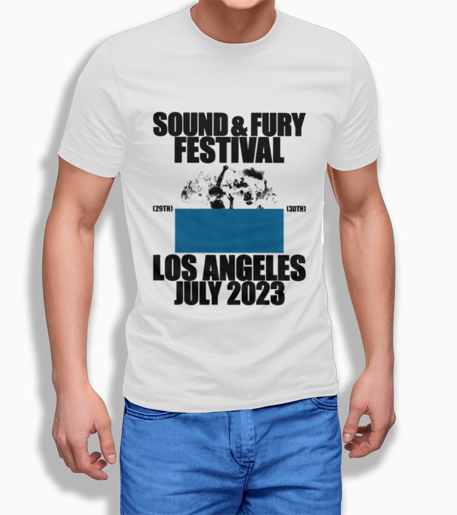 Sound And Fury Festival Los Angeles July 2023 Stage Dive Chaos Event Music Celebration T-Shirt