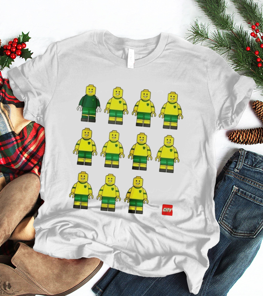 Norwich City F.C. Lego Minifigures Team Formation T-Shirt