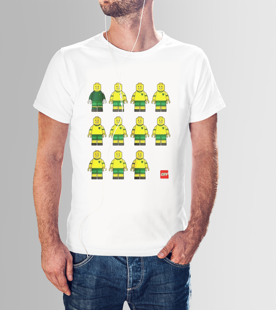 Norwich City F.C. Lego Minifigures Team Formation T-Shirt