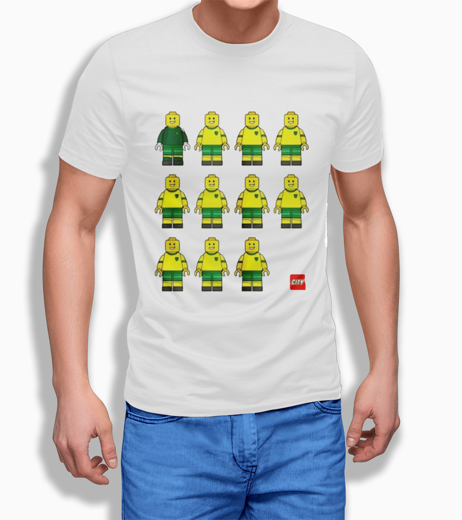 Norwich City F.C. Lego Minifigures Team Formation T-Shirt