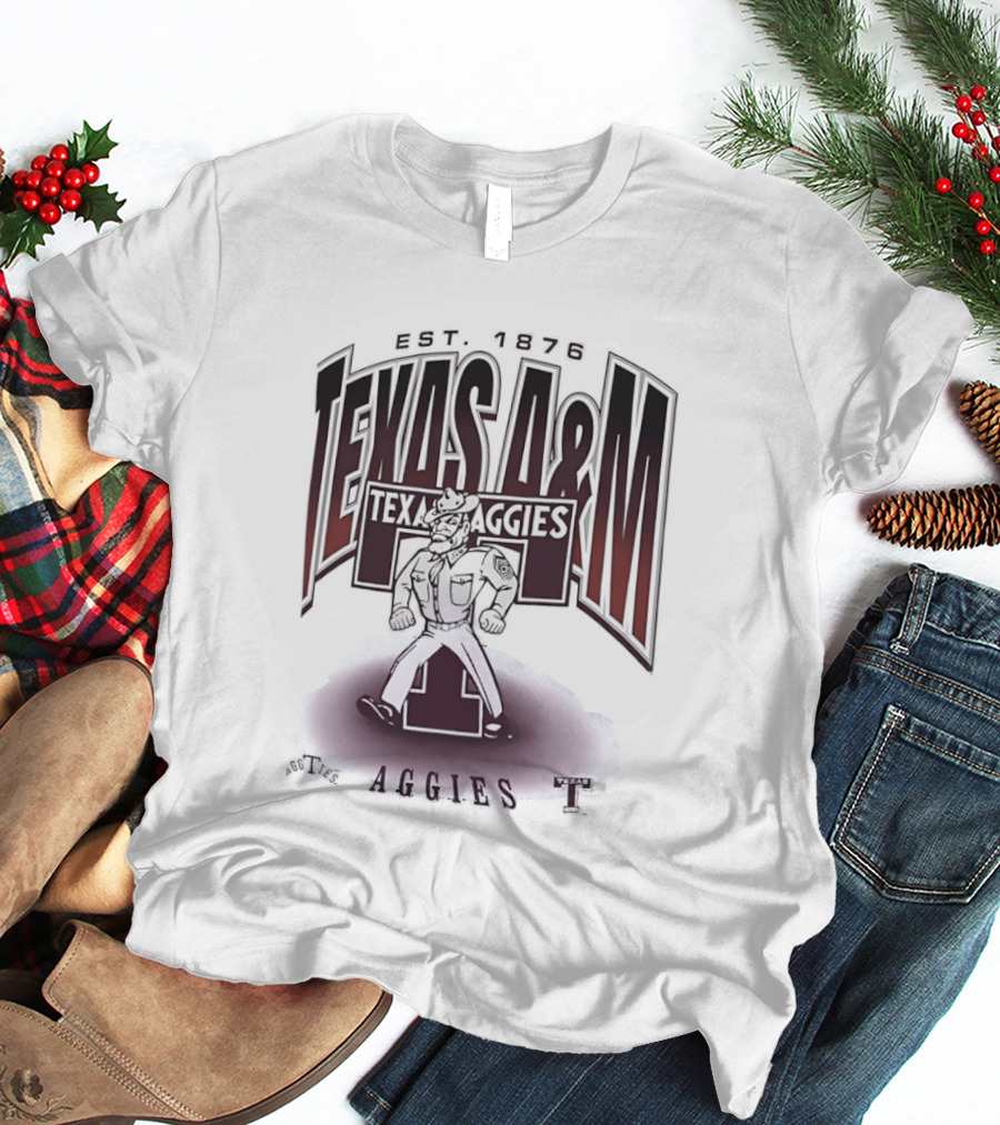 Texas A&M Aggies Est 1876 College Station Traditions Aggieland Football Texas T T-Shirt