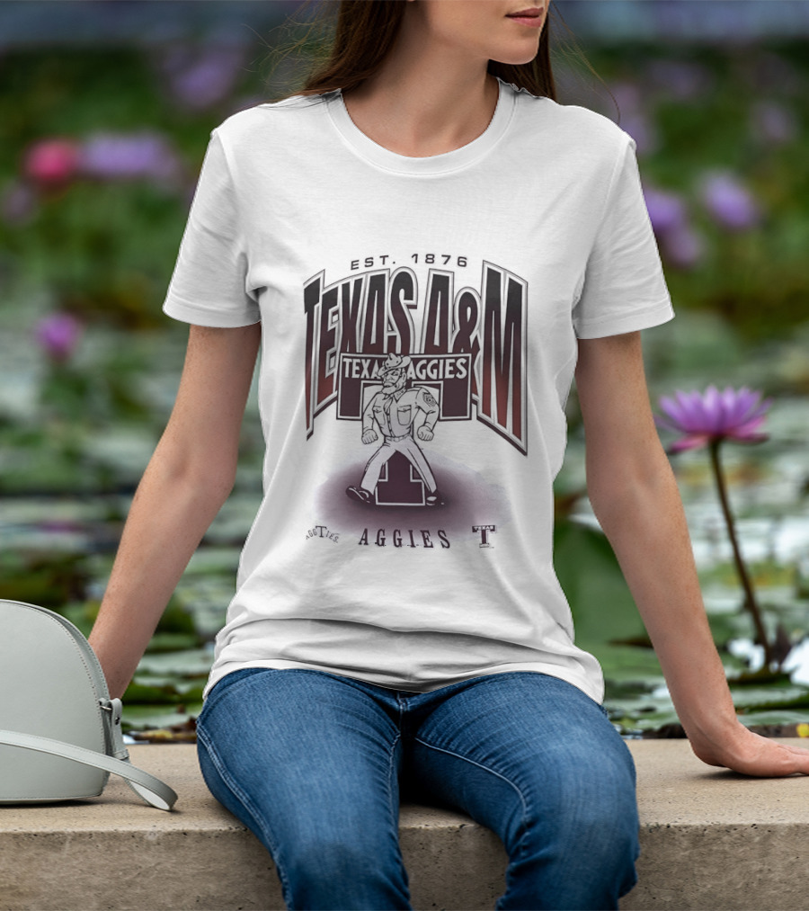 Texas A&M Aggies Est 1876 College Station Traditions Aggieland Football Texas T T-Shirt