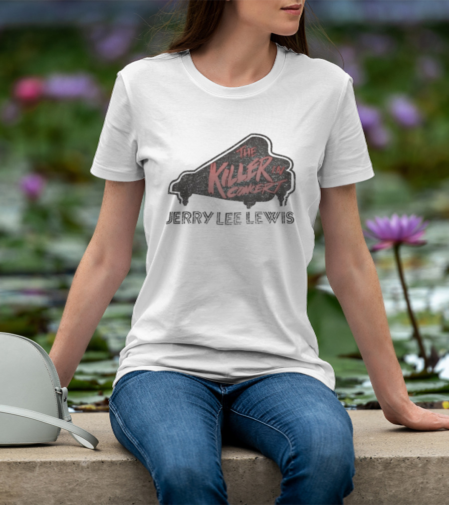 The Killer In Concert Jerry Lee Lewis Piano T-Shirt