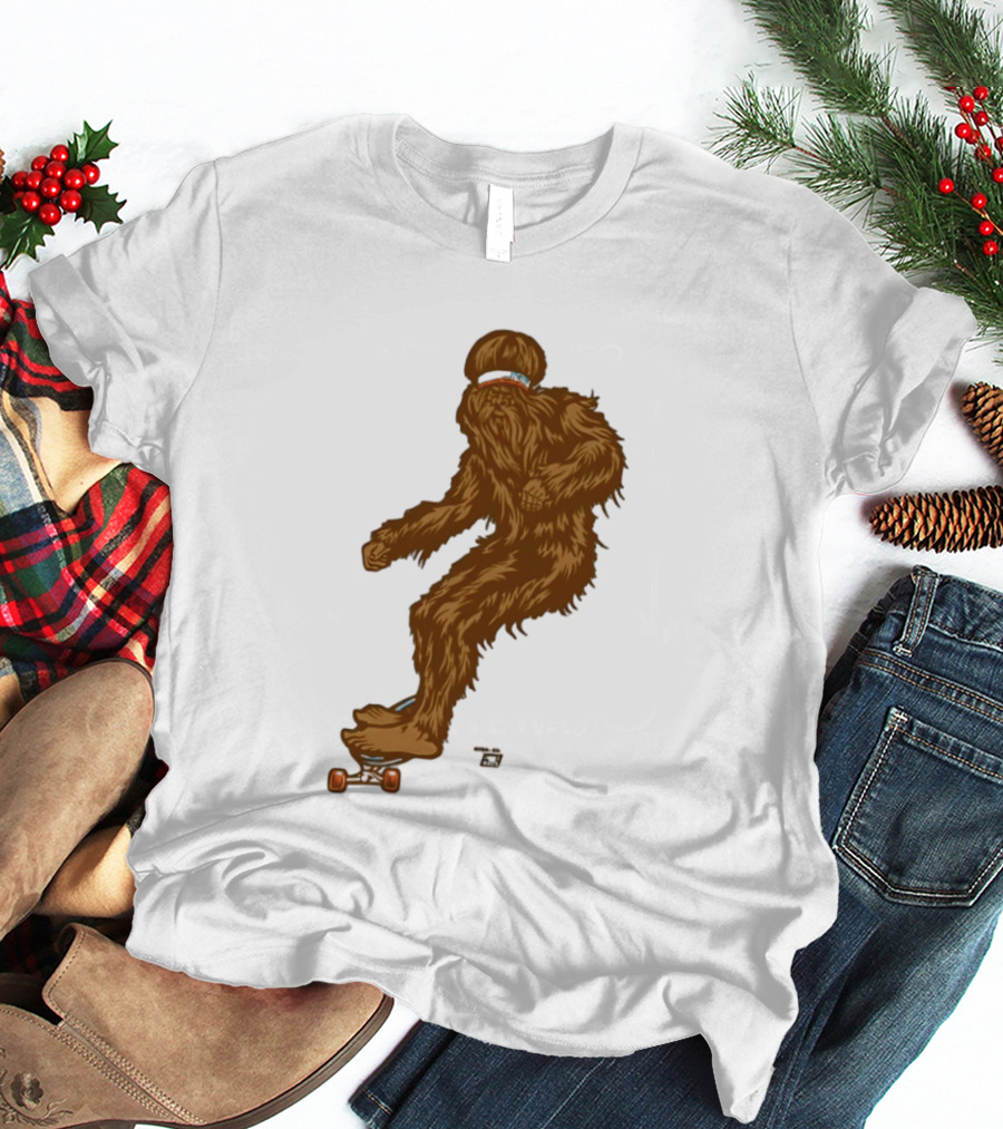 Ames Bros Skater Bigfoot Sasquatch Skateboard Legend T-Shirt
