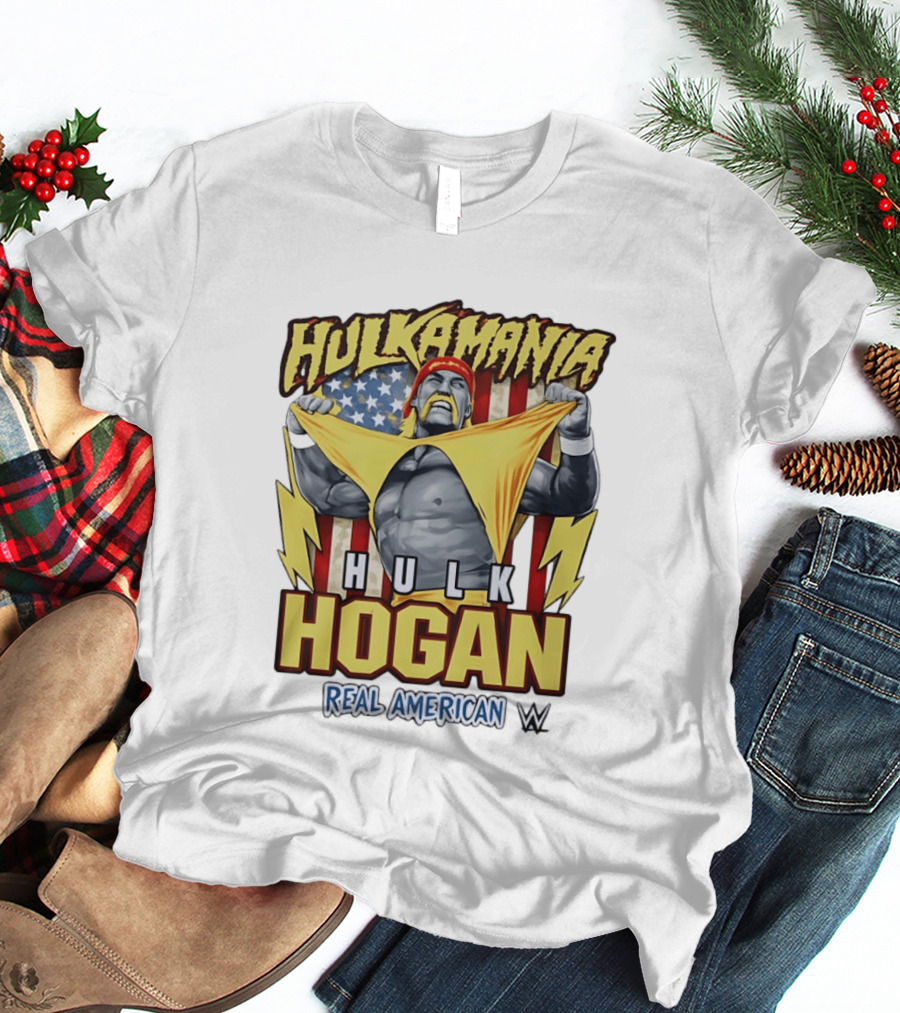 Hulkamania Hulk Hogan Real American WWE Legend T-Shirt
