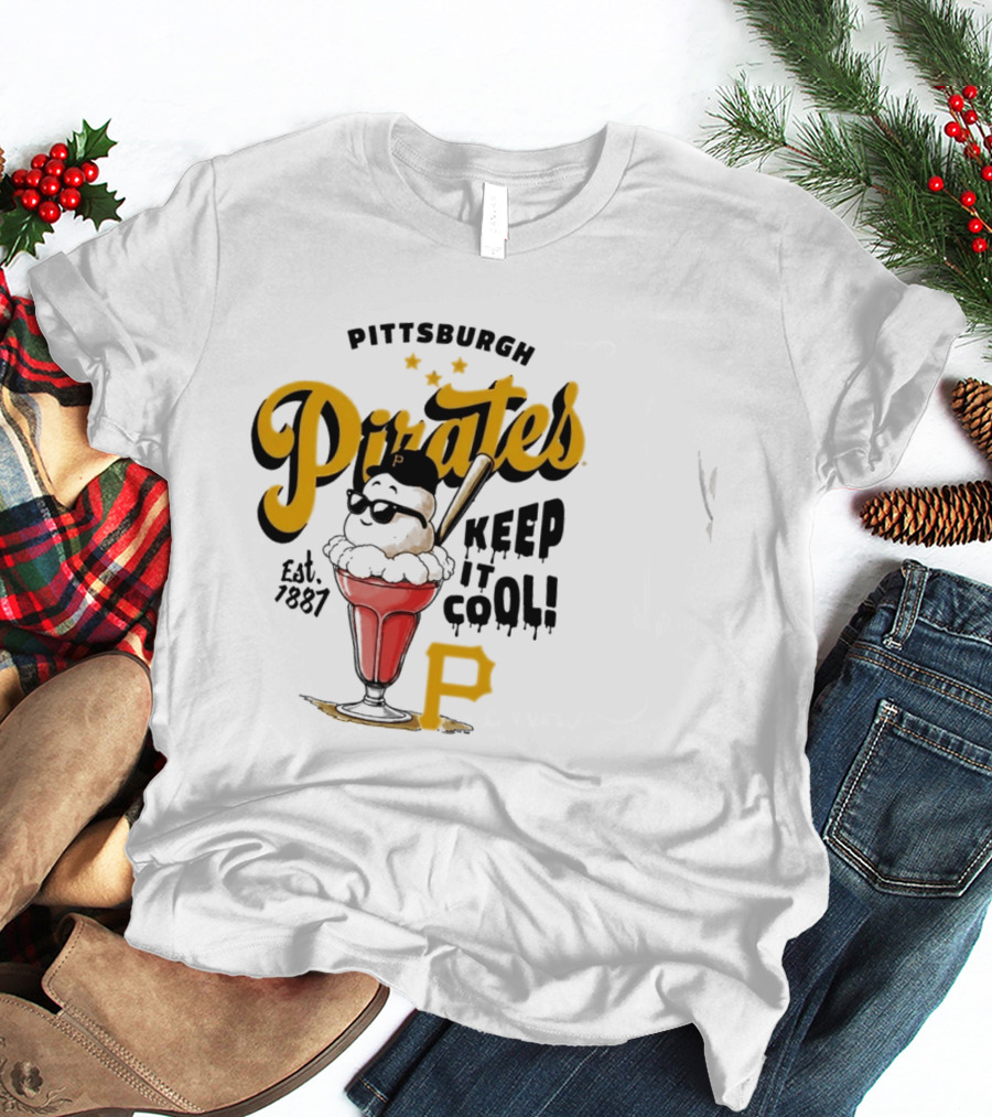 Pittsburgh Pirates Keep It Cool Est 1887 Ice Cream Sundae T-Shirt