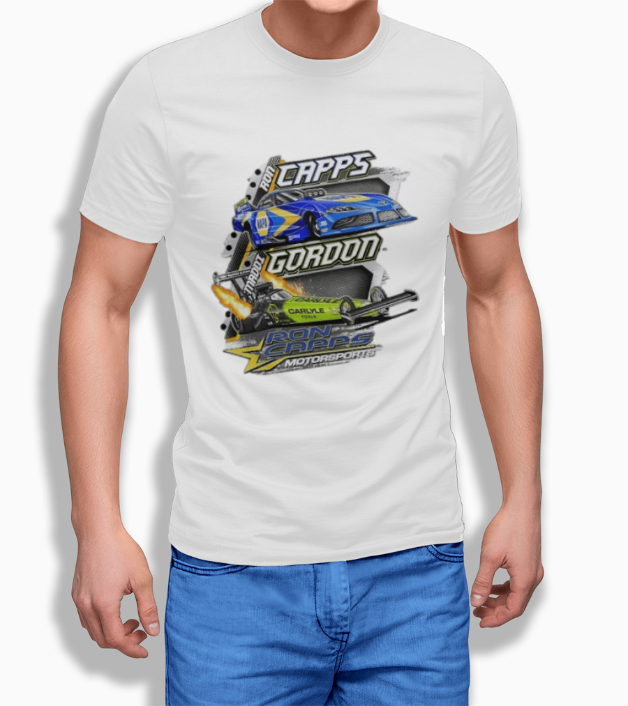 Ron Capps Motorsports Carlyle Tools Drag Racing Gordon Maddi T-Shirt