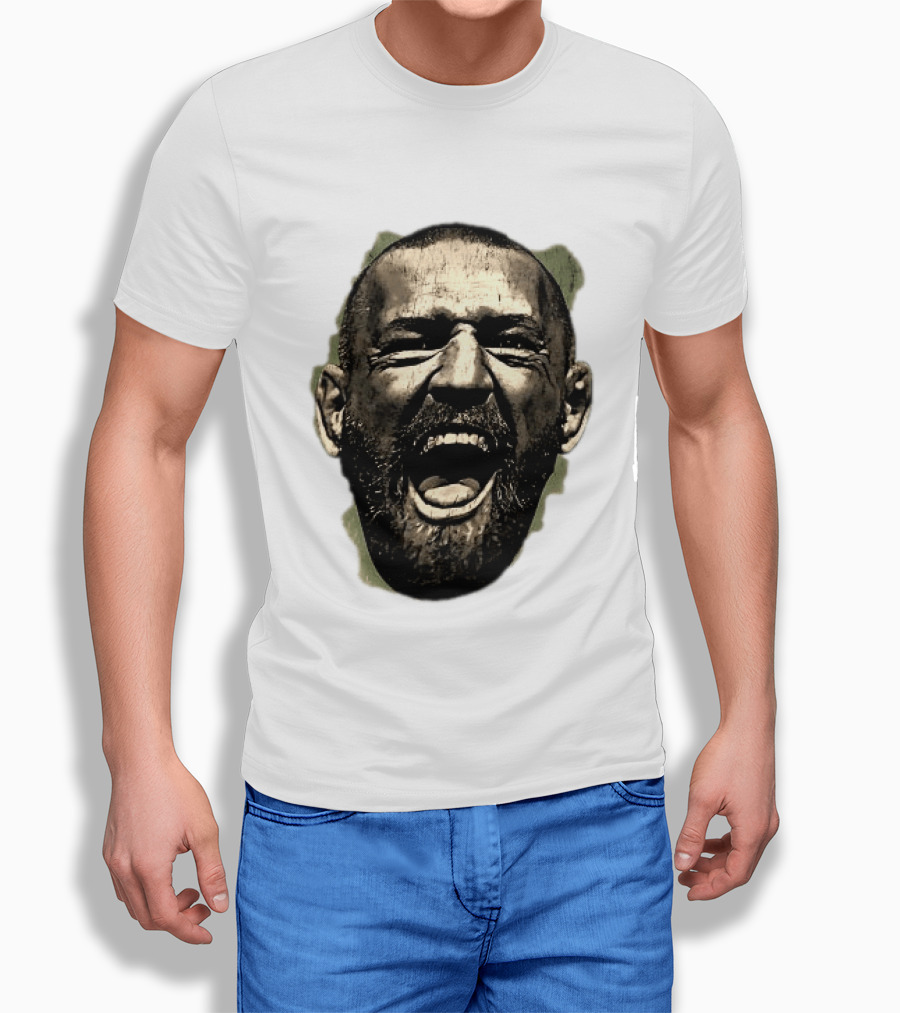 UFC The Notorious Conor McGregor Takeover Swag Head 2 Sided T-Shirt