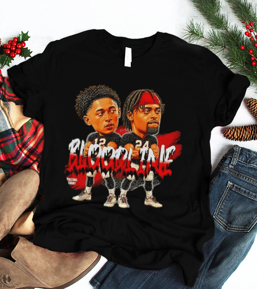 Bijan Robinson Drake London Atlanta Falcons Bloodline Falcons Today T-Shirt