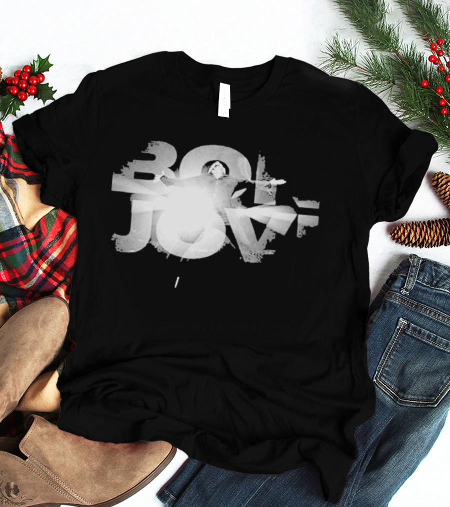 Bon Jovi Bright Light Graphic 80s T-Shirt