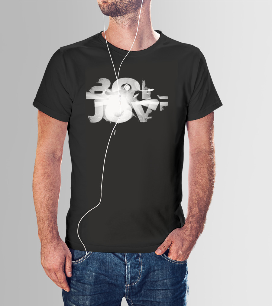 Bon Jovi Bright Light Graphic 80s T-Shirt