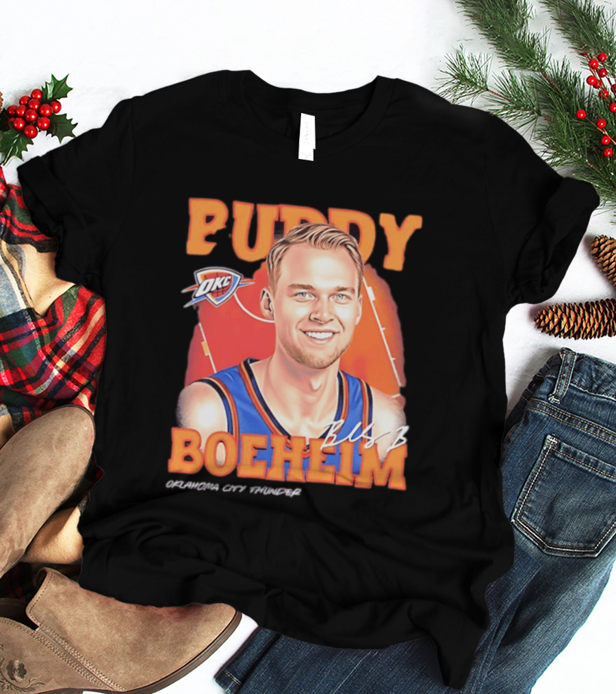 Buddy Boeheim Oklahoma City Thunder OKC Basketball BCS B Airbrush T-Shirt