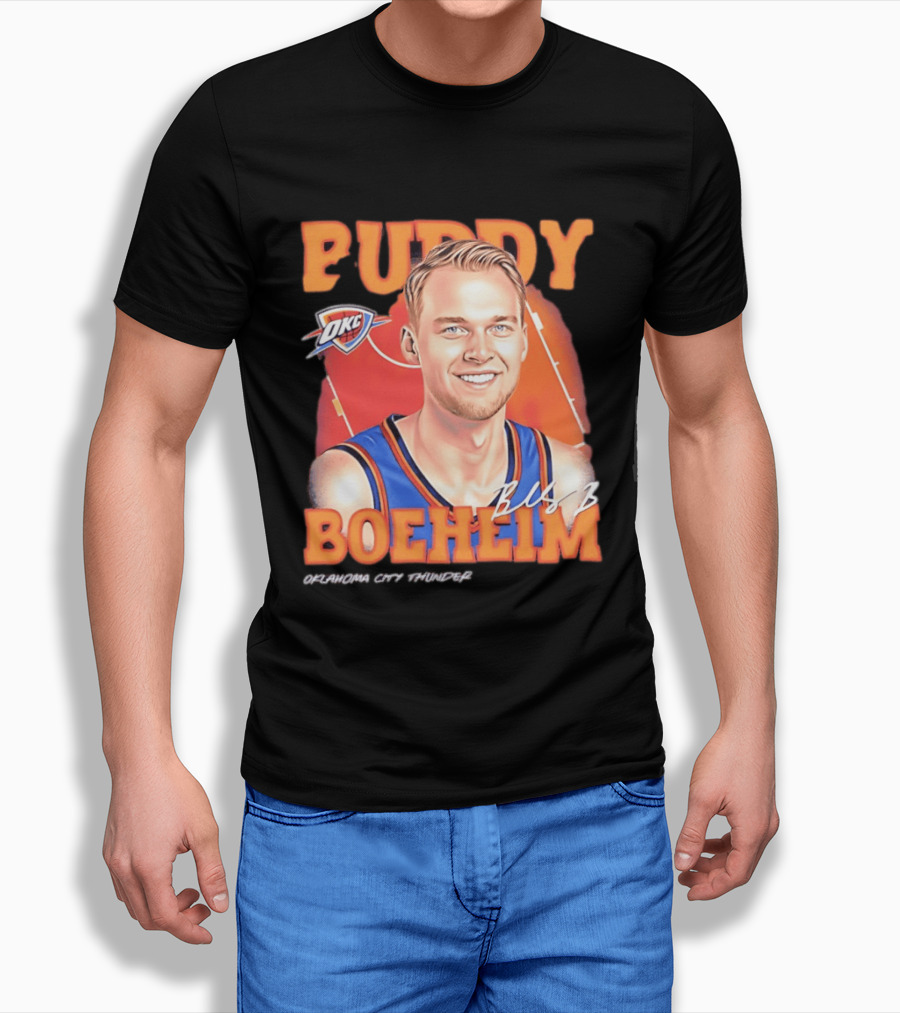 Buddy Boeheim Oklahoma City Thunder OKC Basketball BCS B Airbrush T-Shirt