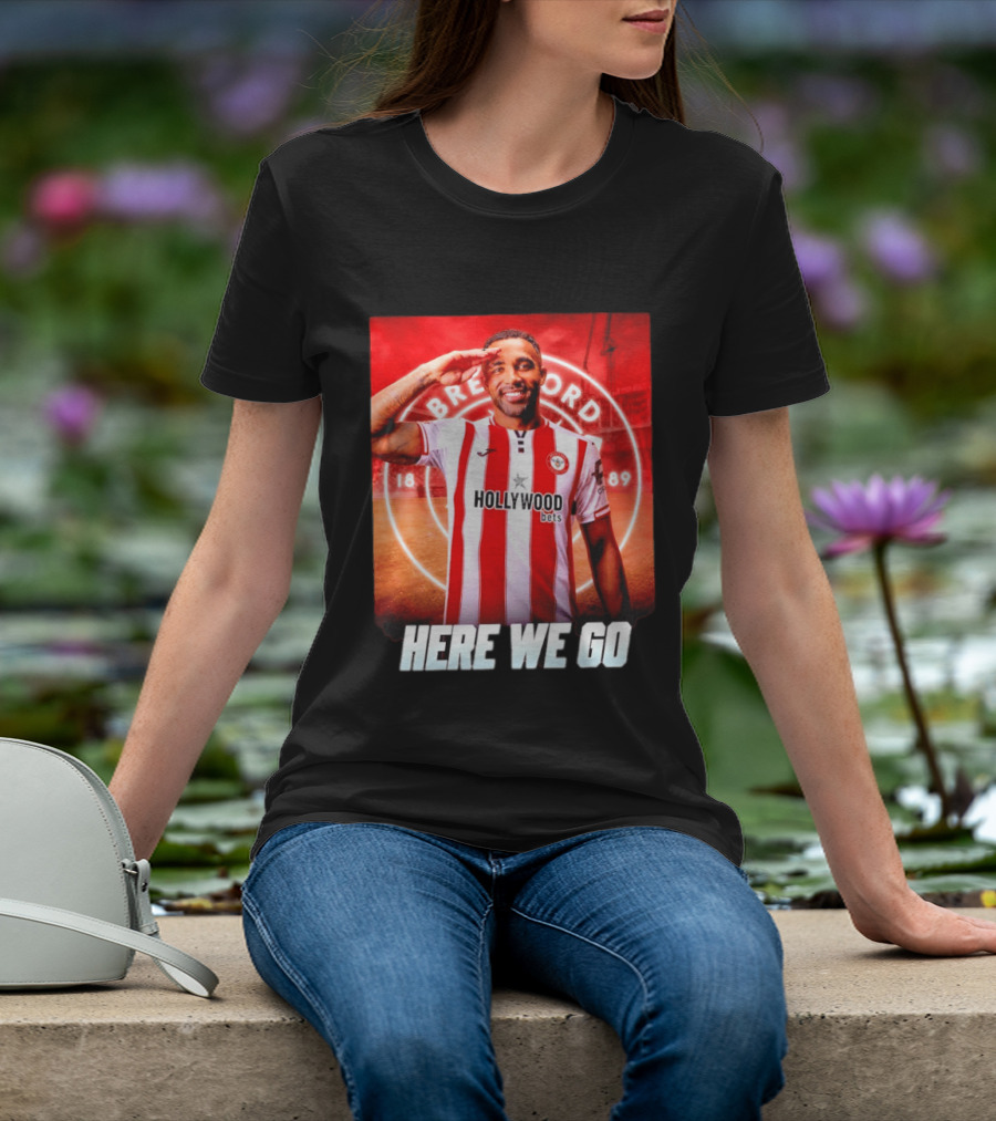 Brentford FC Callum Wilson Here We Go Hollywood Bets T-Shirt