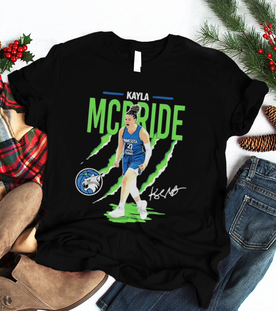 Kayla McBride Minnesota Lynx Mayo Clinic 21 Basketball T-Shirt