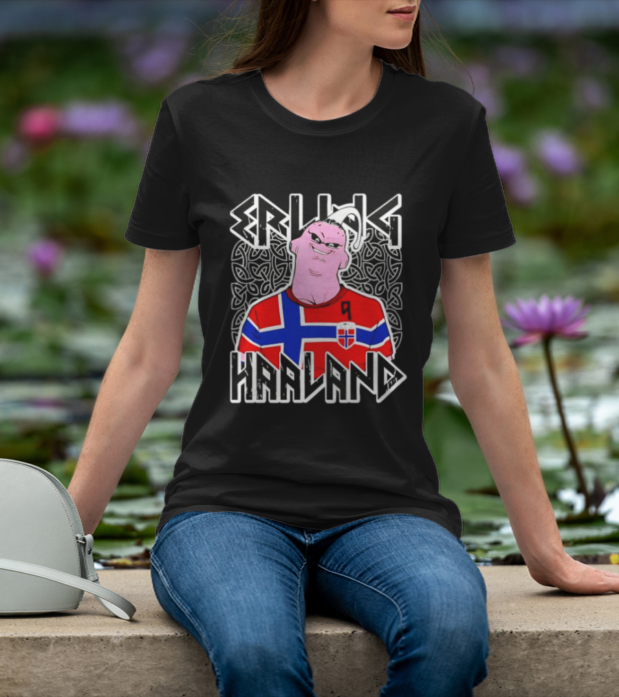 Erling Haaland Majin Buu Norway National Team T-Shirt