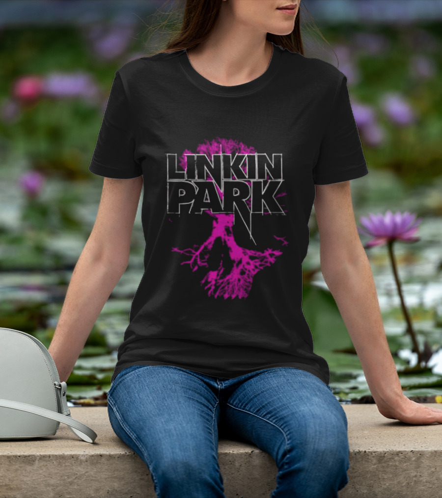 Linkin Park Tree Design Alternative Metal Band Merch T-Shirt