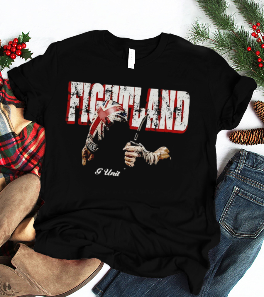 Fightland G Unit British Flag Boxing Gloves T-Shirt