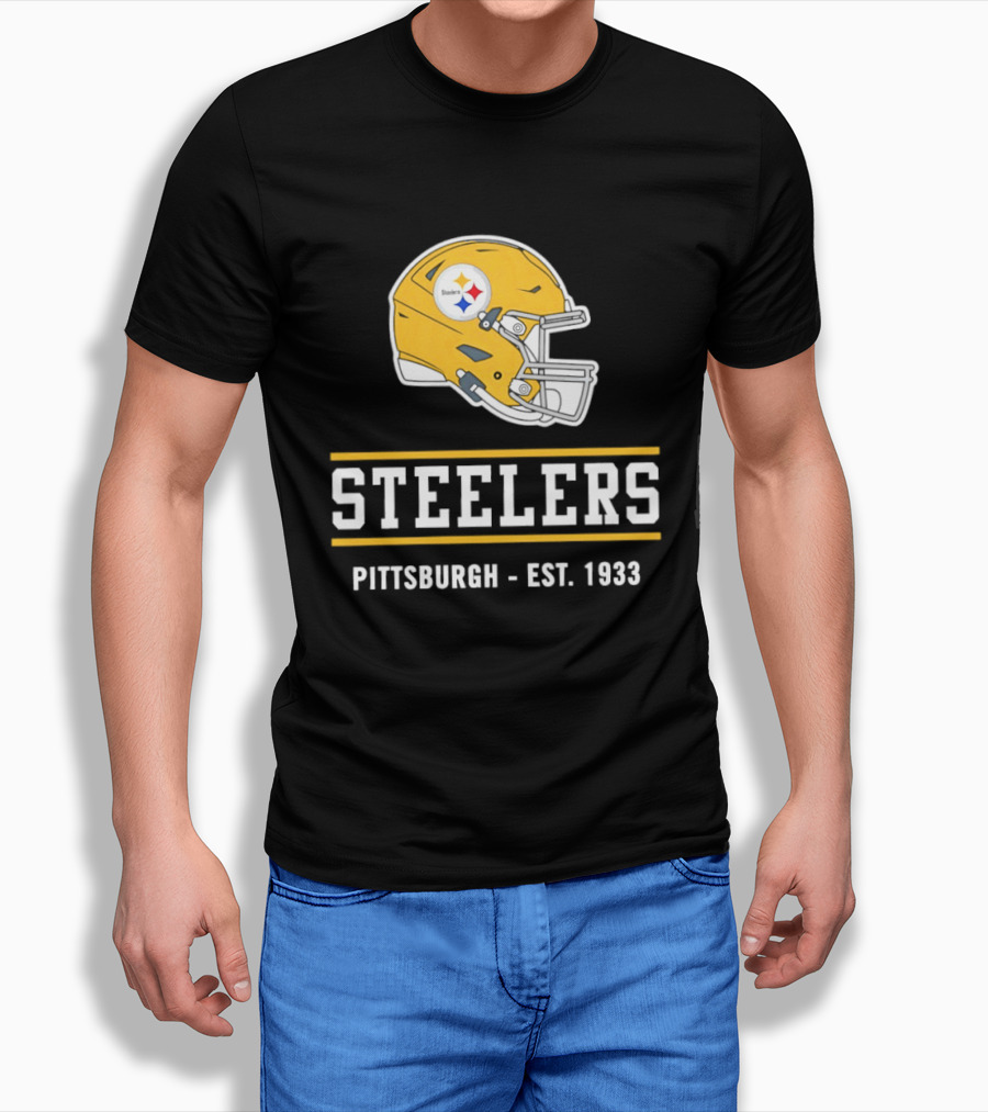 Pittsburgh Steelers Helmet Est 1933 T-Shirt