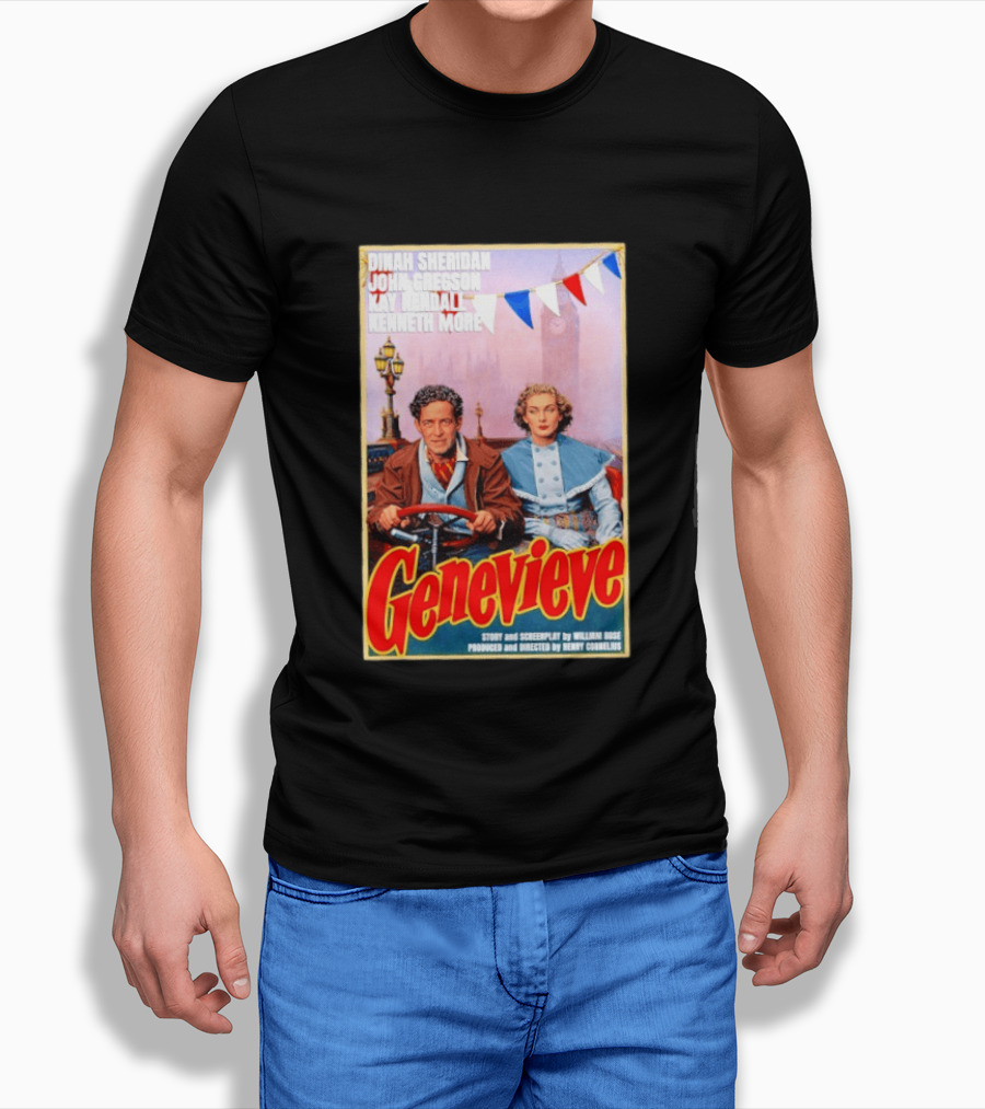 Dinah Sheridan John Gregson Kay Kendall Kenneth More Genevieve Movie T-Shirt