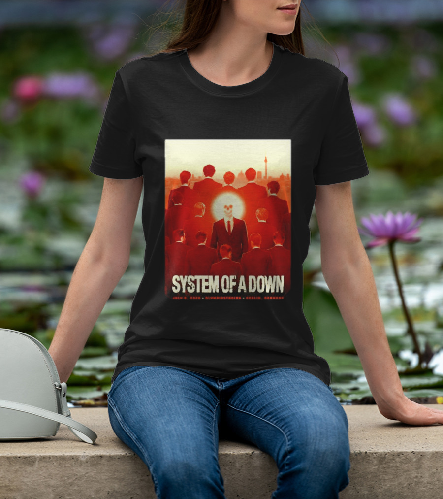 System Of A Down July 8 2026 Olympiastadion Berlin Germany Ghost Rider T-Shirt