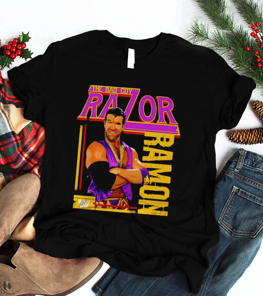 Razor Ramon The Bad Guy WWE Wrestling Superstar T-Shirt