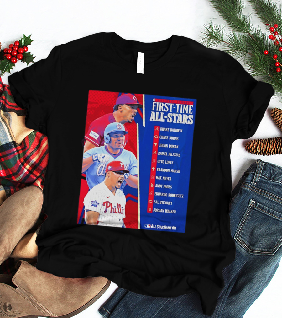 MLB National League First Time All Stars T-Shirt