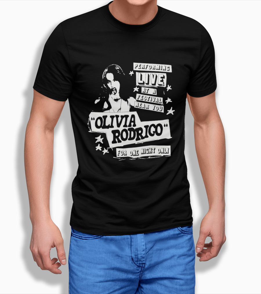 Olivia Rodrigo Live Performance For The Next Day Festival T-Shirt