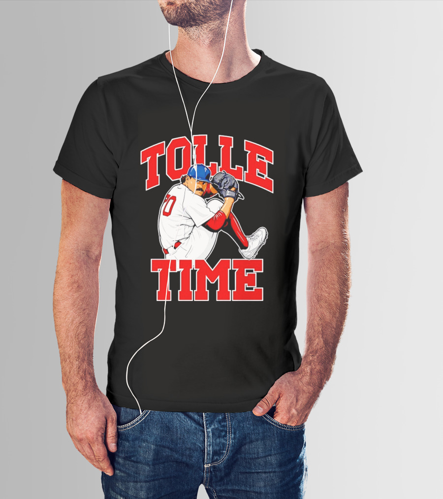 Tolle Time Payton Tolle Boston Red Sox Pitching Baseball T-Shirt